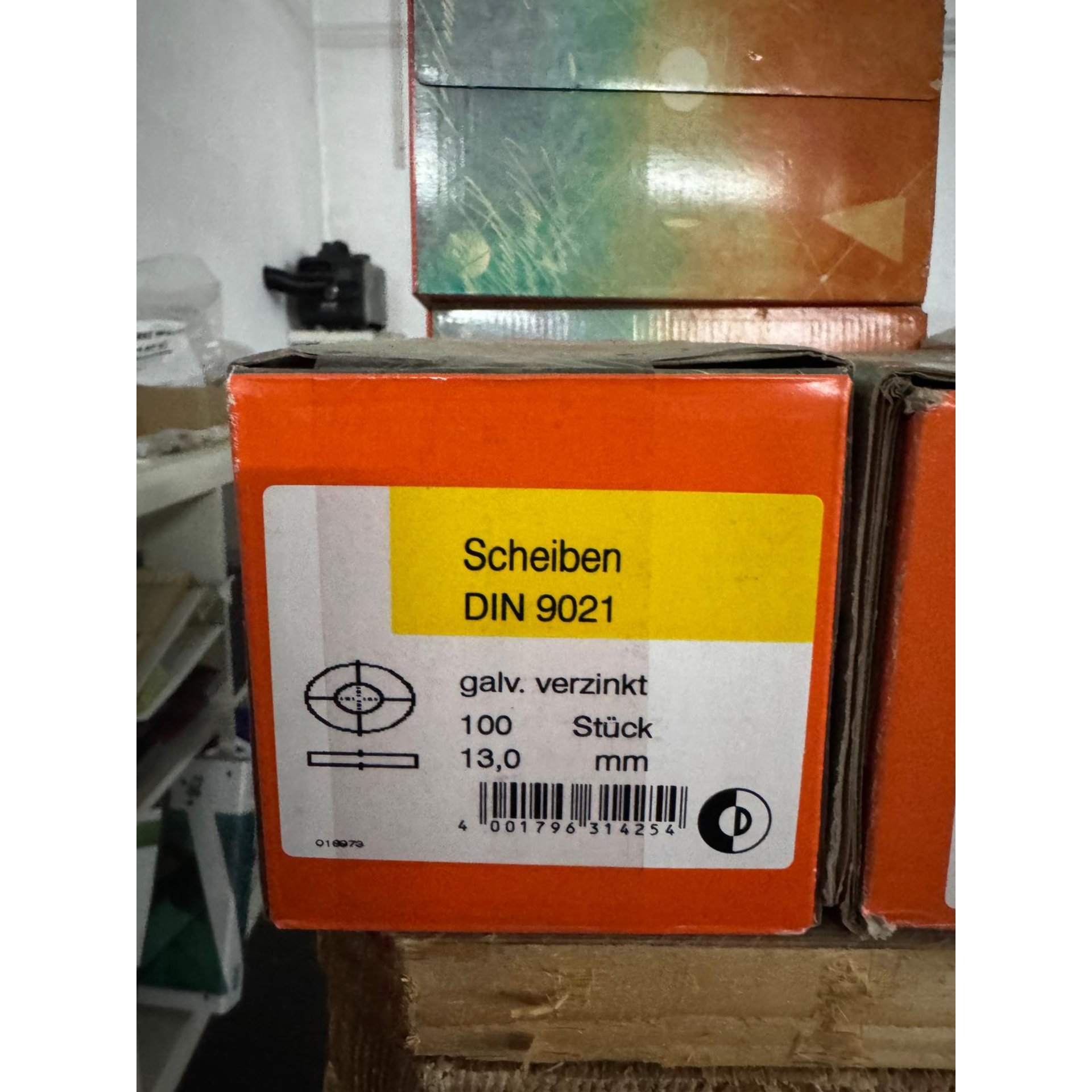 Scheiben, DIN 9021, galv. verzinkt, mm, Stück