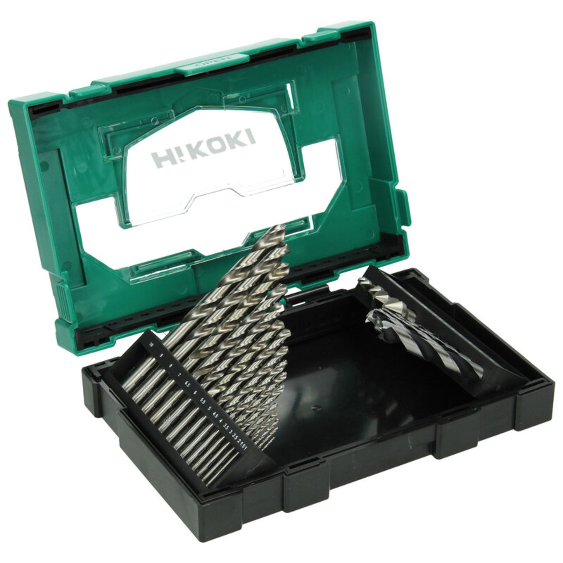 Hikoki HSS Bohrer und Senker Set, 29-teilig Hikoki HSS Bohrer und Senker Set, 29-teilig