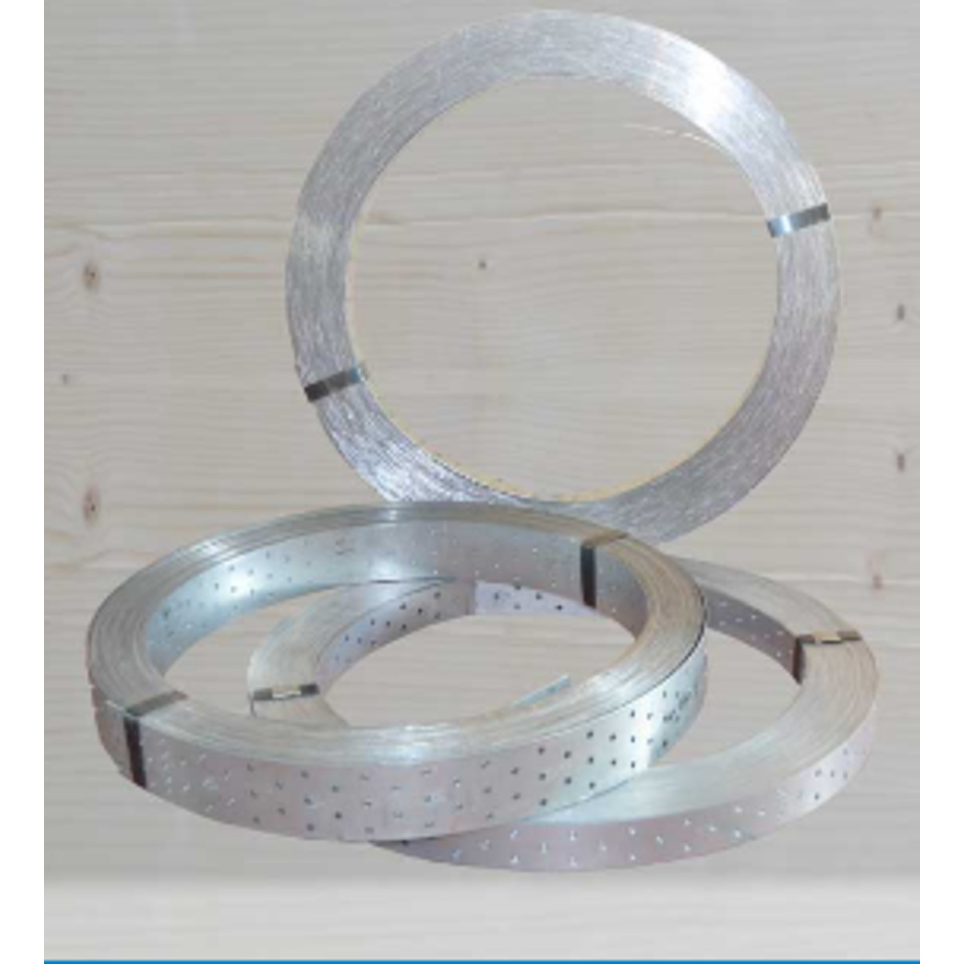 Metallband, Spiralband, Belüftungsband, Drahtband, perforiert