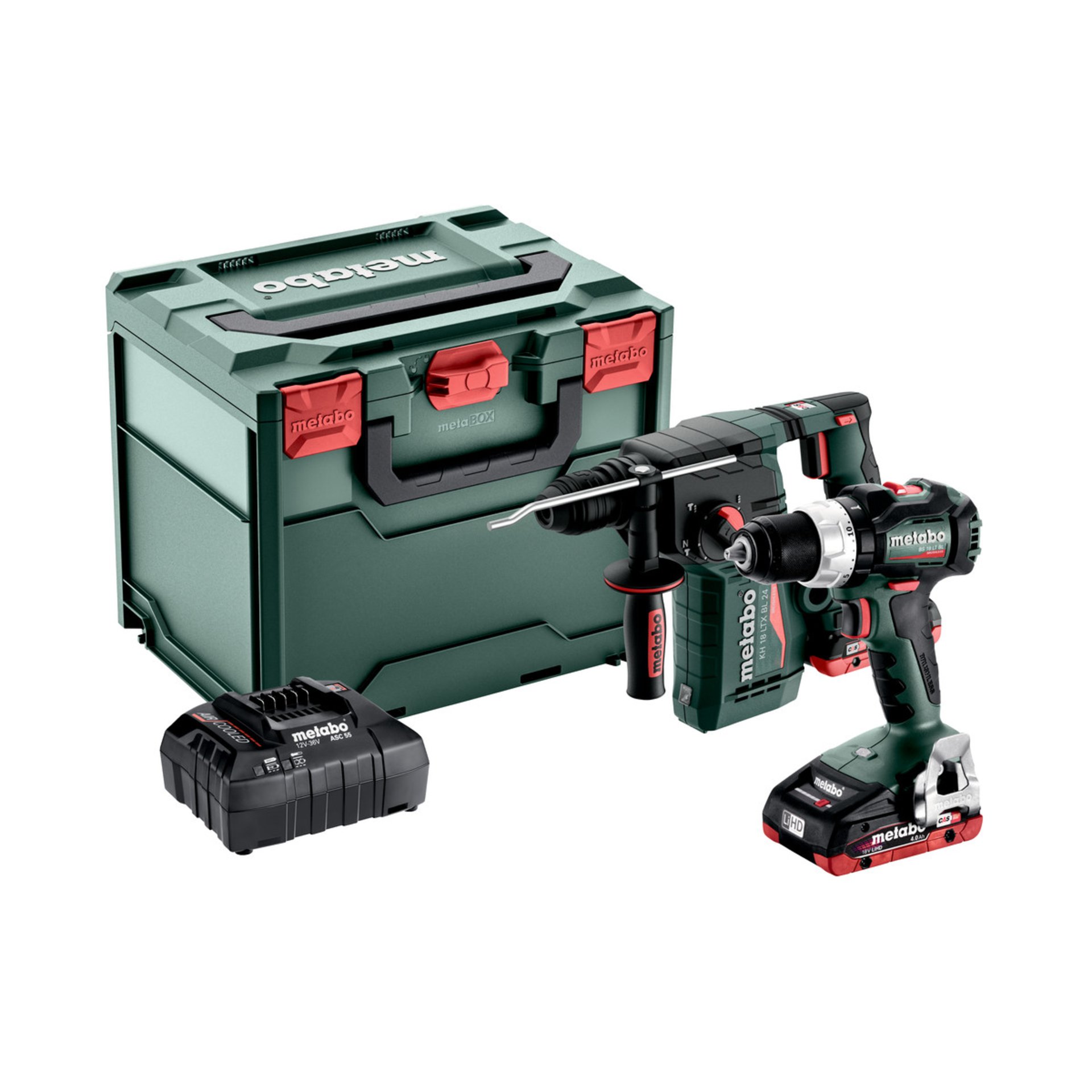 Metabo Akku Combo Set 2.3.6 18 V (685218800) - metaBOX 340 Gerät, Elektrische Bohrmaschine, Werkzeug