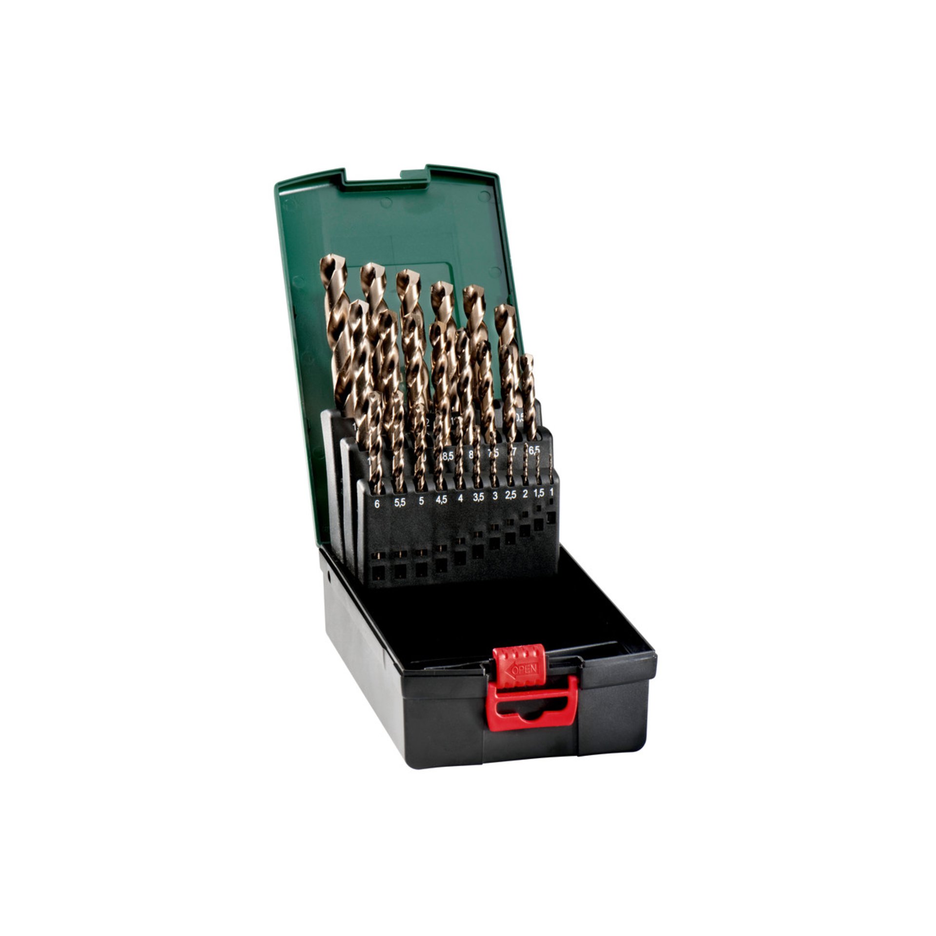 Metabo HSS-Co-Bohrerkassette, 25-teilig (627122000) Metabo HSS-Co-Bohrerkassette, 25-teilig (627122000)