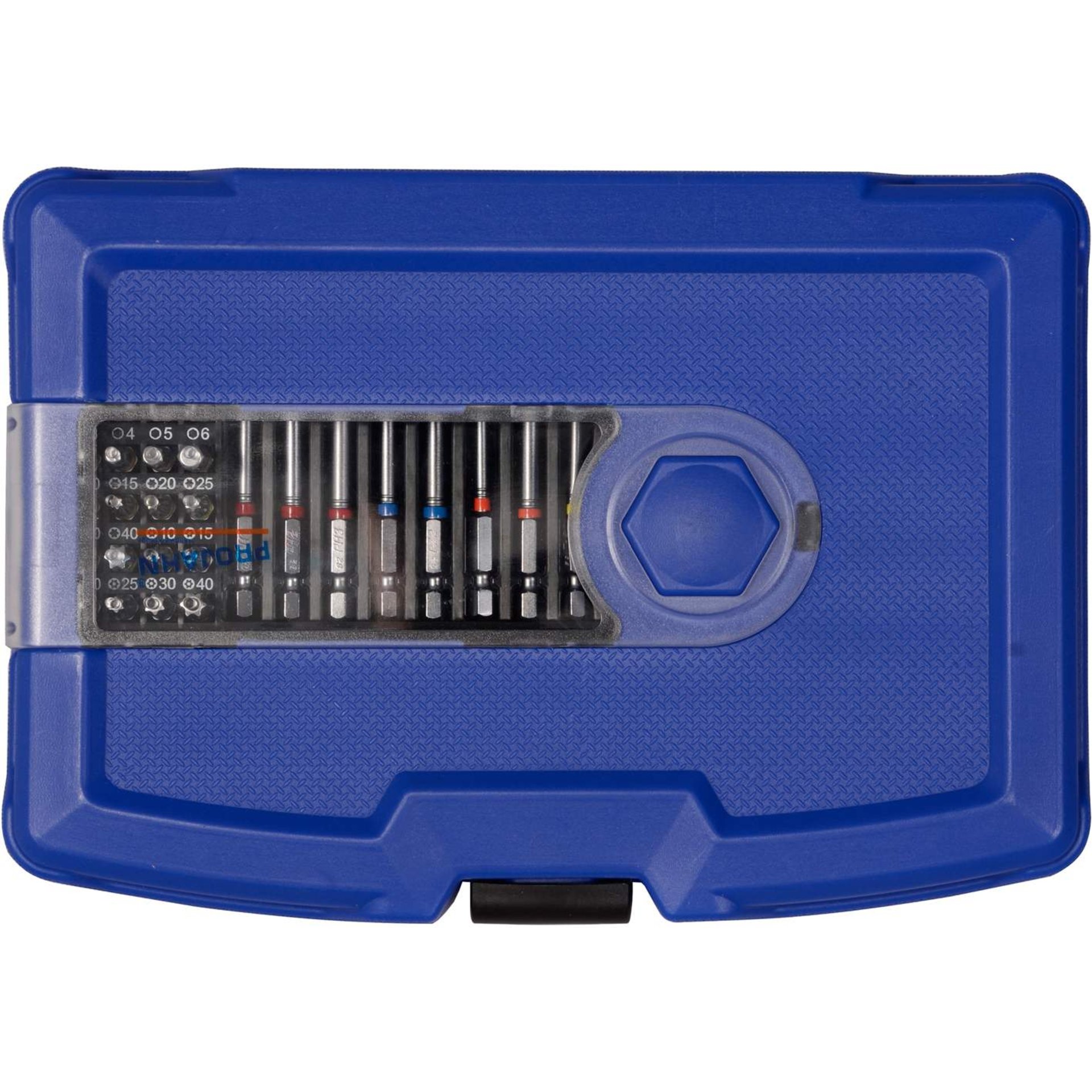 Bitset?, Schraubendreher-Bits, Blaues Etui, Werkzeug-Set, Inbuss/Torx-Bits