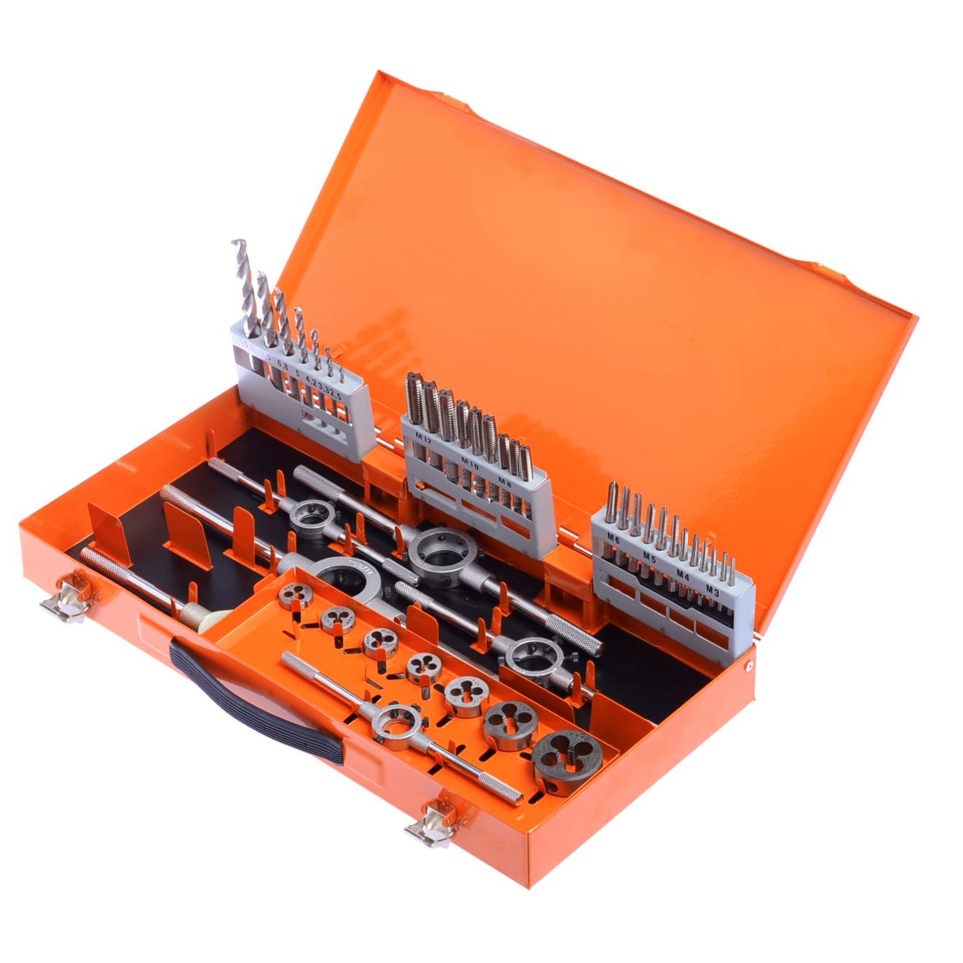 Zerspanungswerkzeug-Set, Bohrer-Set, Schraubenschlüssel, Werkzeugkoffer, Metallbearbeitung