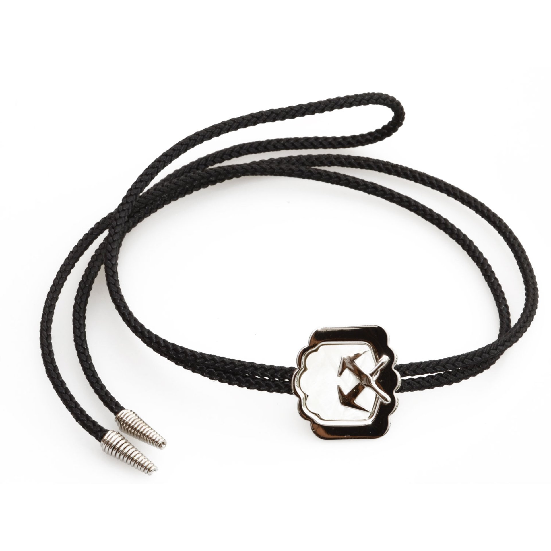 Dachdecker Zunftkrawatte mit Kordel vernickelt im Etui Zubehor, Armreif, Schmuck, Halskette