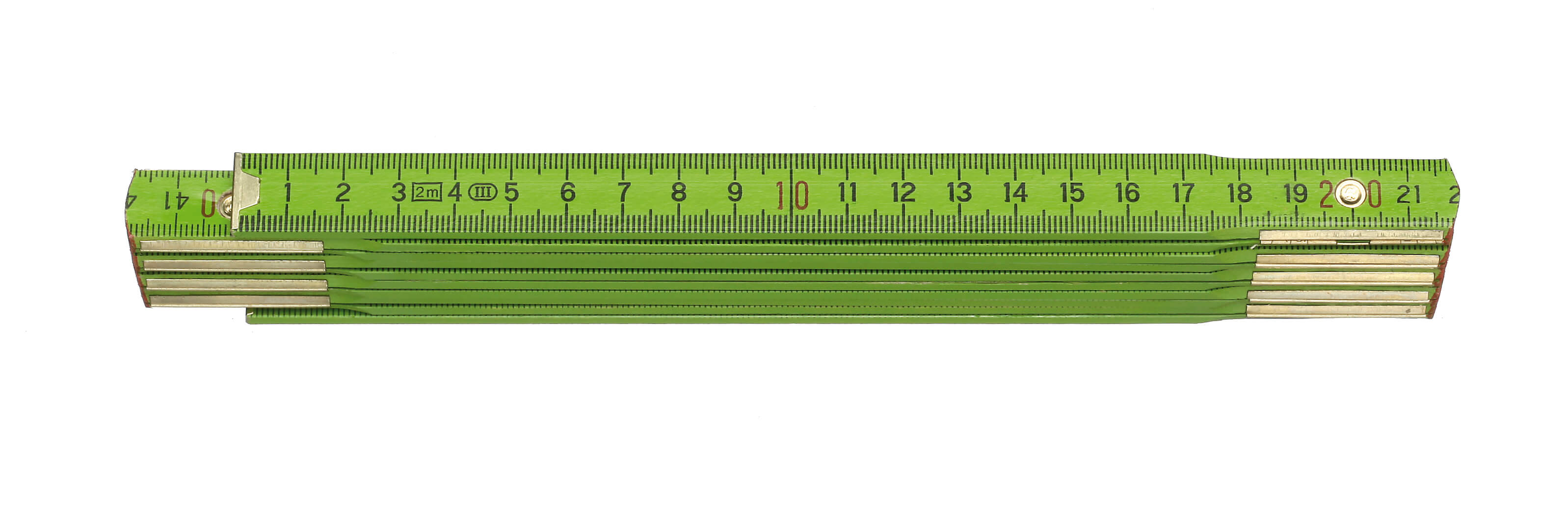 Freund-Holzgliedermaßstab , 2000 mm, Dachdecker, Freund