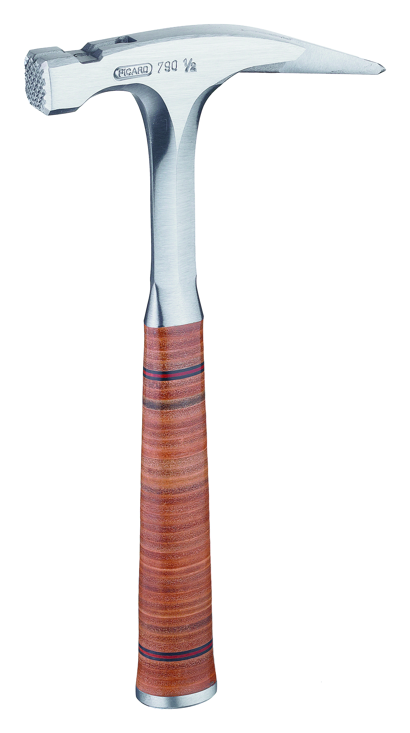 0079080_front Picard Ganzstahl-Latthammer, leichte Ausführung Ganzstahlstiel geschmiedet Charierte (geraute) Bahn