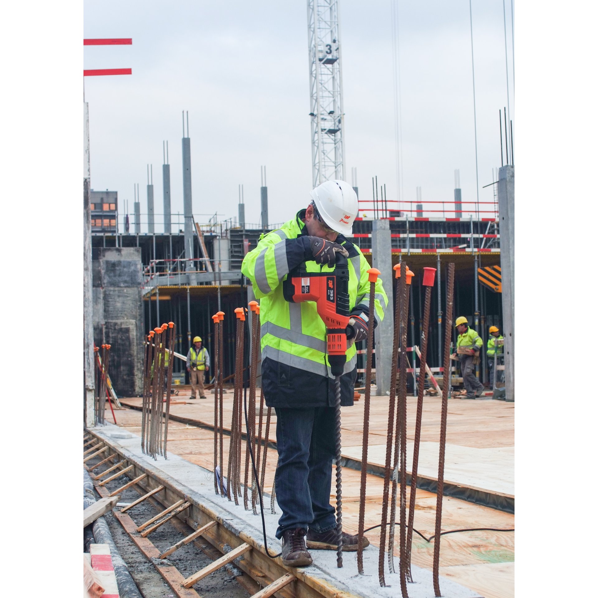 Person, Arbeiter, Helm