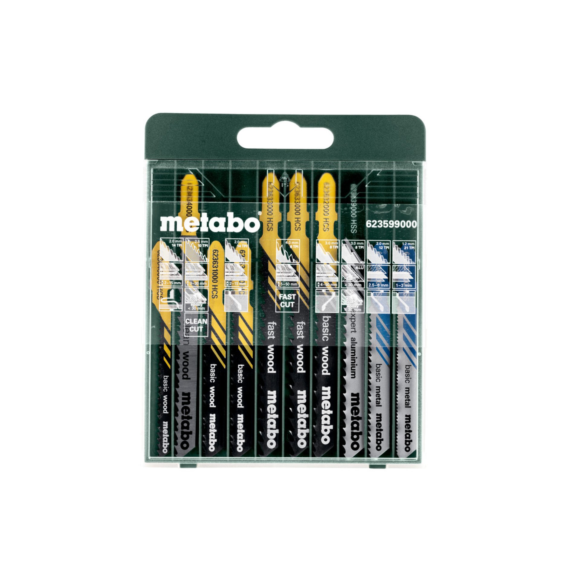 Metabo Stichsägeblattsortiment - SP 10-teilig (623599000) Metabo Stichsägeblattsortiment - SP 10-teilig (623599000)
