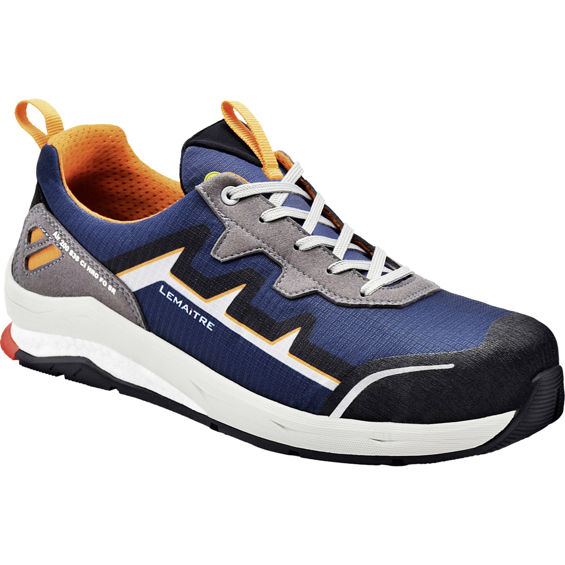 Sneaker, Laufschuh, Mesh, Grau, Blau