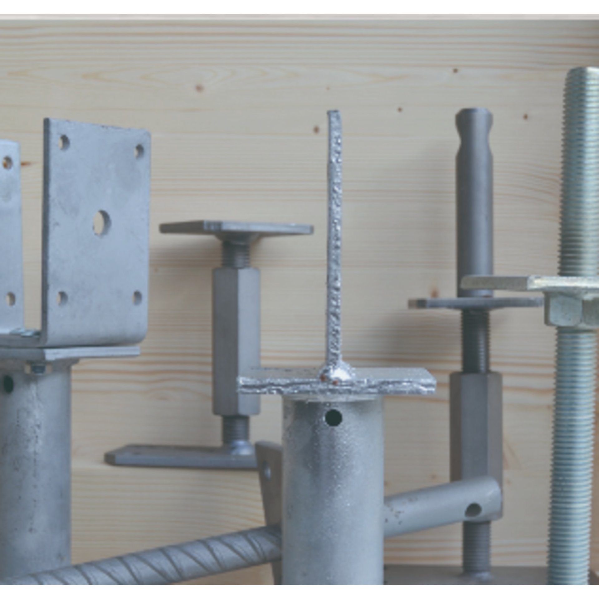 Schraubenklemme, Schraubspanner, Montagehalter, Metallkonstruktion, Gewindegrube