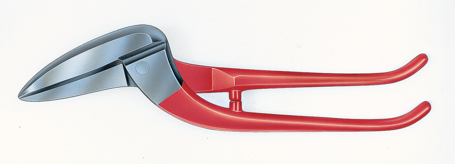 HSS-Pelikan-Schere 300 mm mit PVC, rechtsschneidend - KIESEL