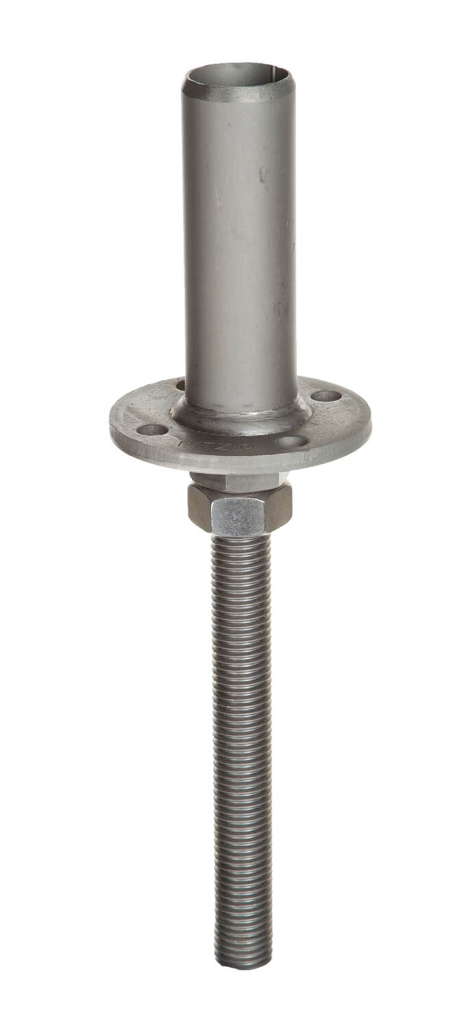 Pitzl Pfostenträger mit Rohr - zum Einbetonieren, Gewinde M 30 unten (mm) 250