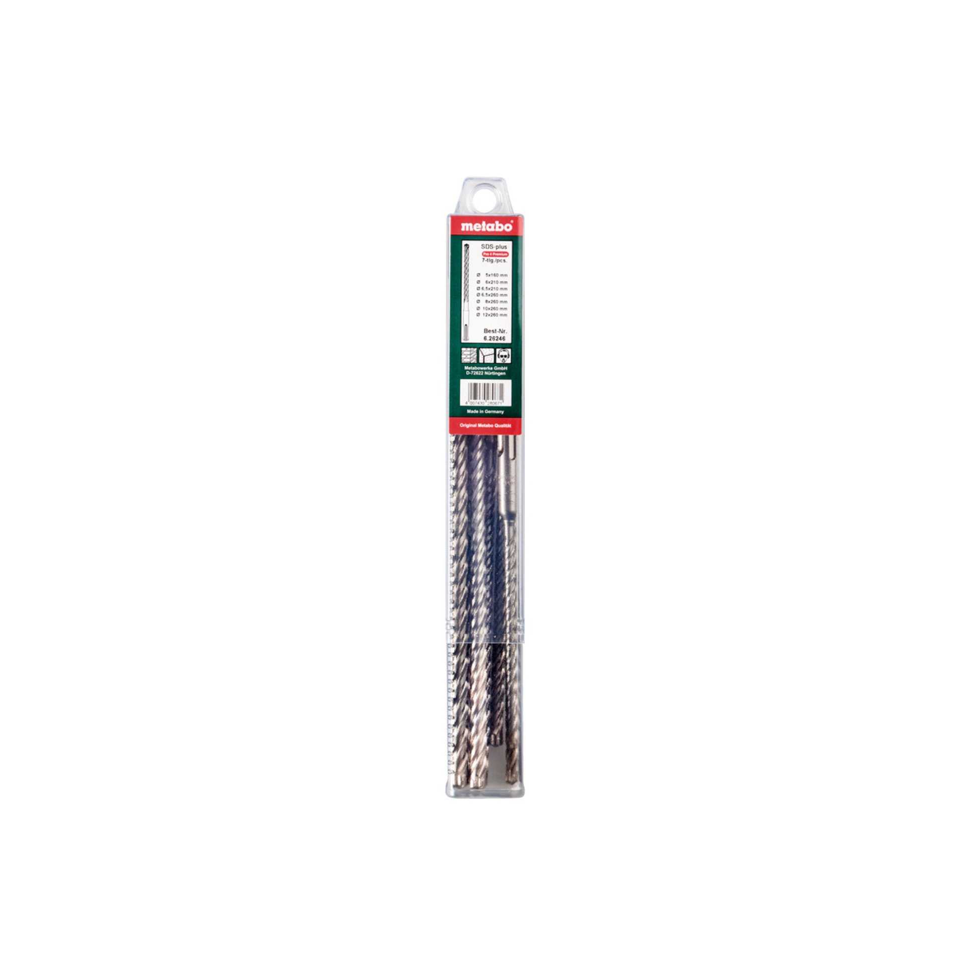 Metabo SDS-plus P4P-Bohrersatz 7-teilig (626246000) Pinsel, Gerät, Werkzeug