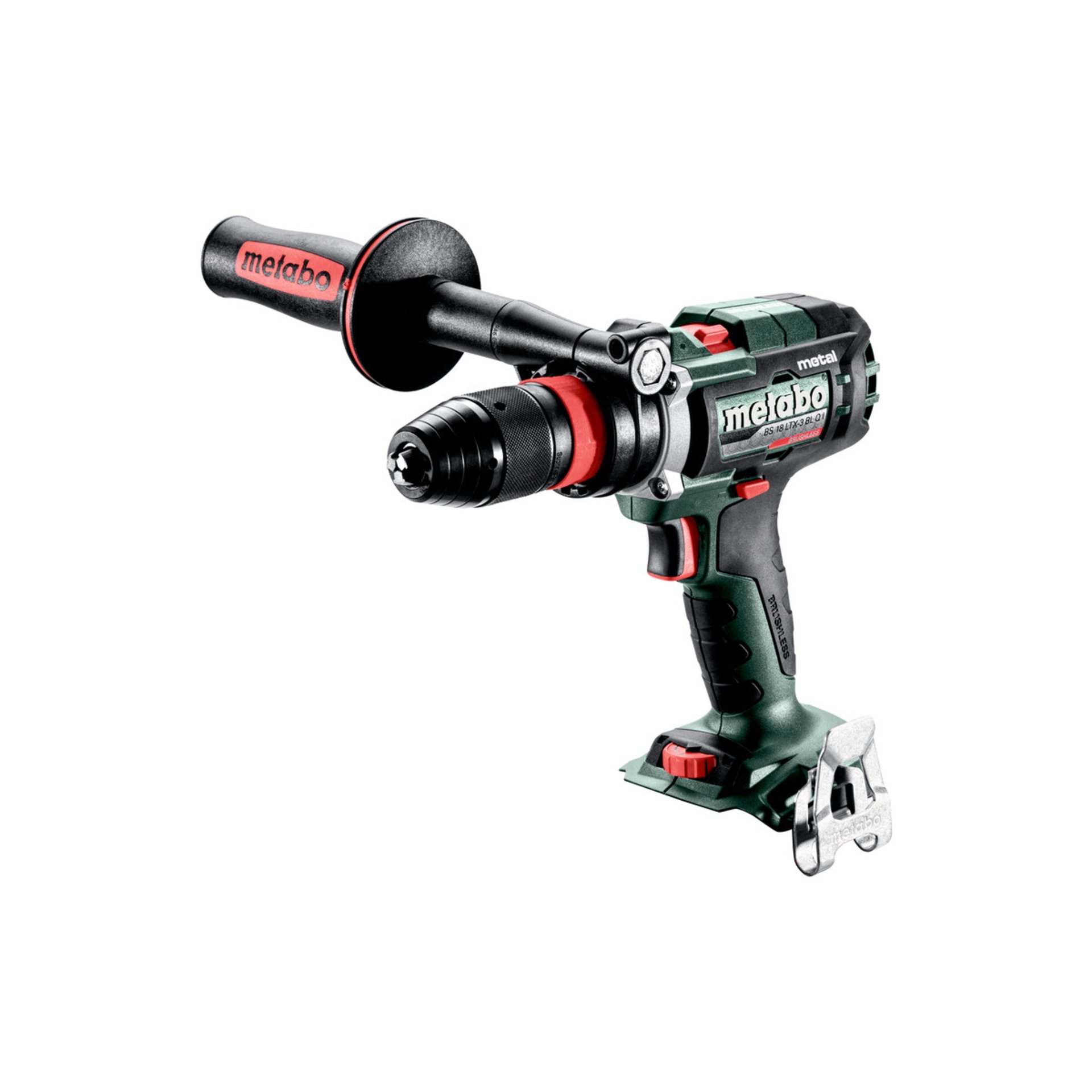 Metabo Akku-3-Gang-Bohrschrauber BS 18 LTX-3 BL Q I Metal (603180850) - Karton Gerät, Elektrische Bohrmaschine, Werkzeug