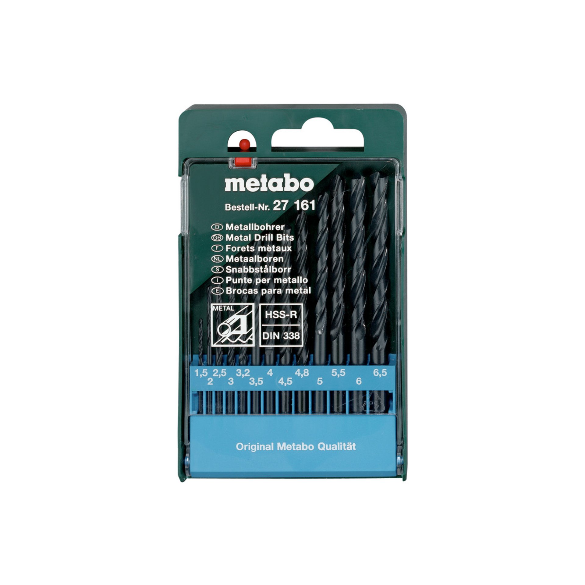 Metabo HSS-R-Bohrerkassette, 13-teilig (627161000) Metabo HSS-R-Bohrerkassette, 13-teilig (627161000)