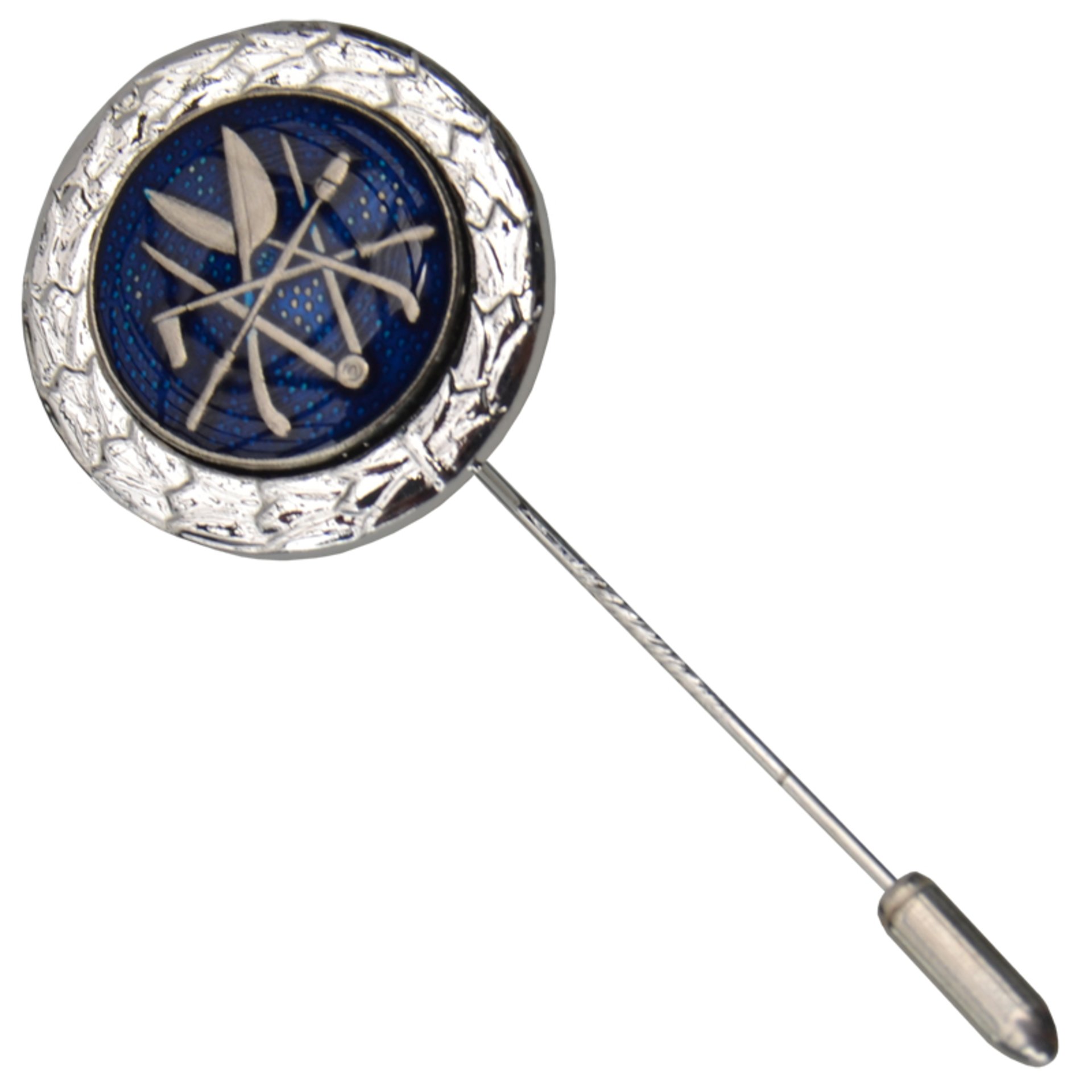 Klempner Spengler Meisternadel RMS, versilbert im Etui Zubehor