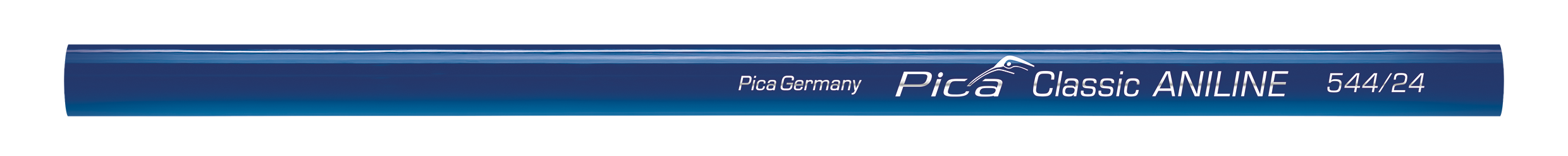544_pica_aniline_hero_web Pica Classic Aniline Kopierstift ovale Form, blau, 24 cm, ungespitzt