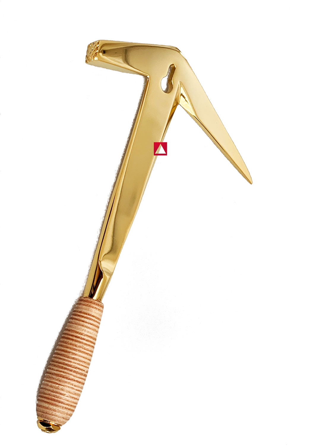 07002000-1-dakl Schieferhammer vergoldet, 340 mm, Dachdecker, Freund