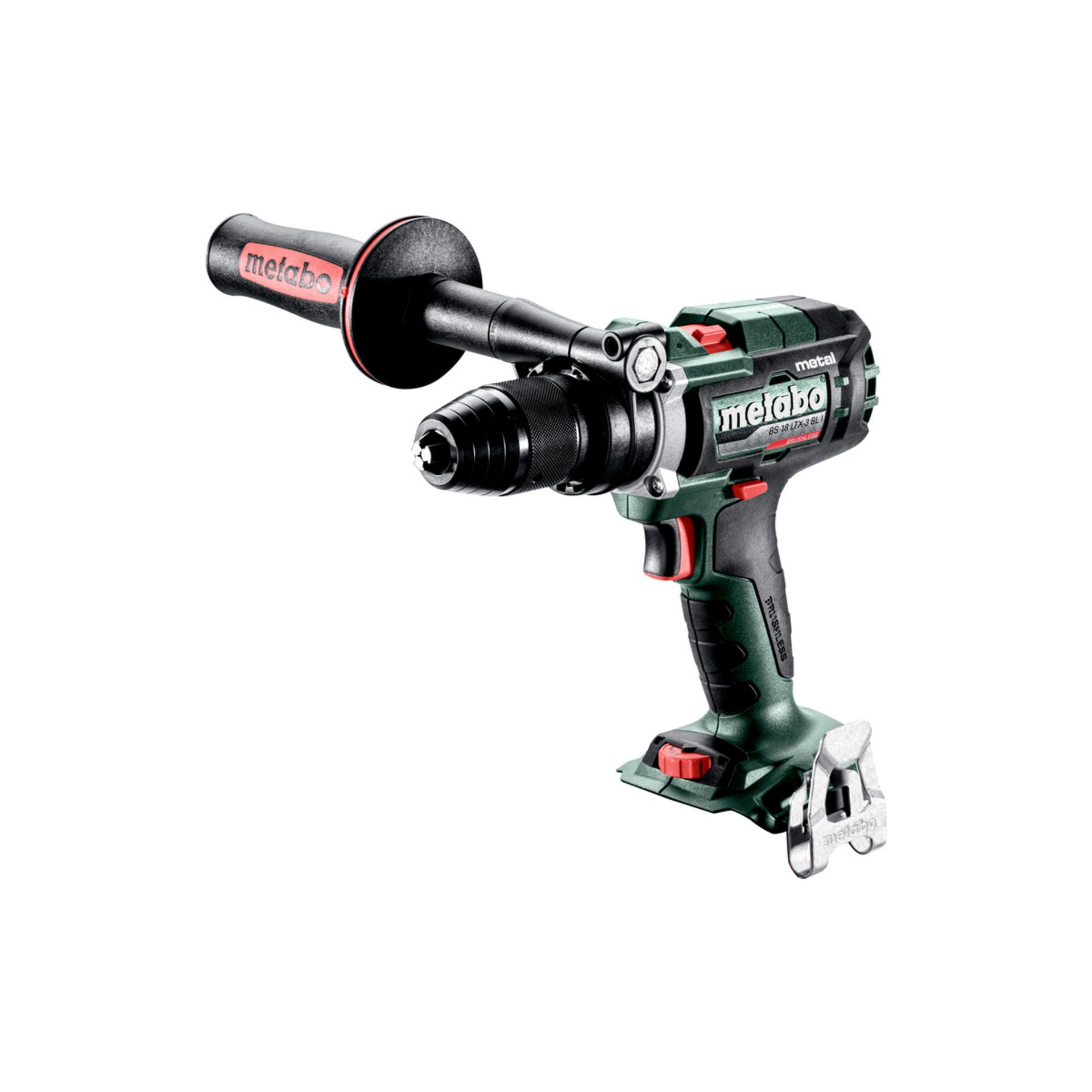 Metabo Akku-3-Gang-Bohrschrauber BS 18 LTX-3 BL I Metal (603181850) - Karton Gerät, Elektrische Bohrmaschine, Werkzeug