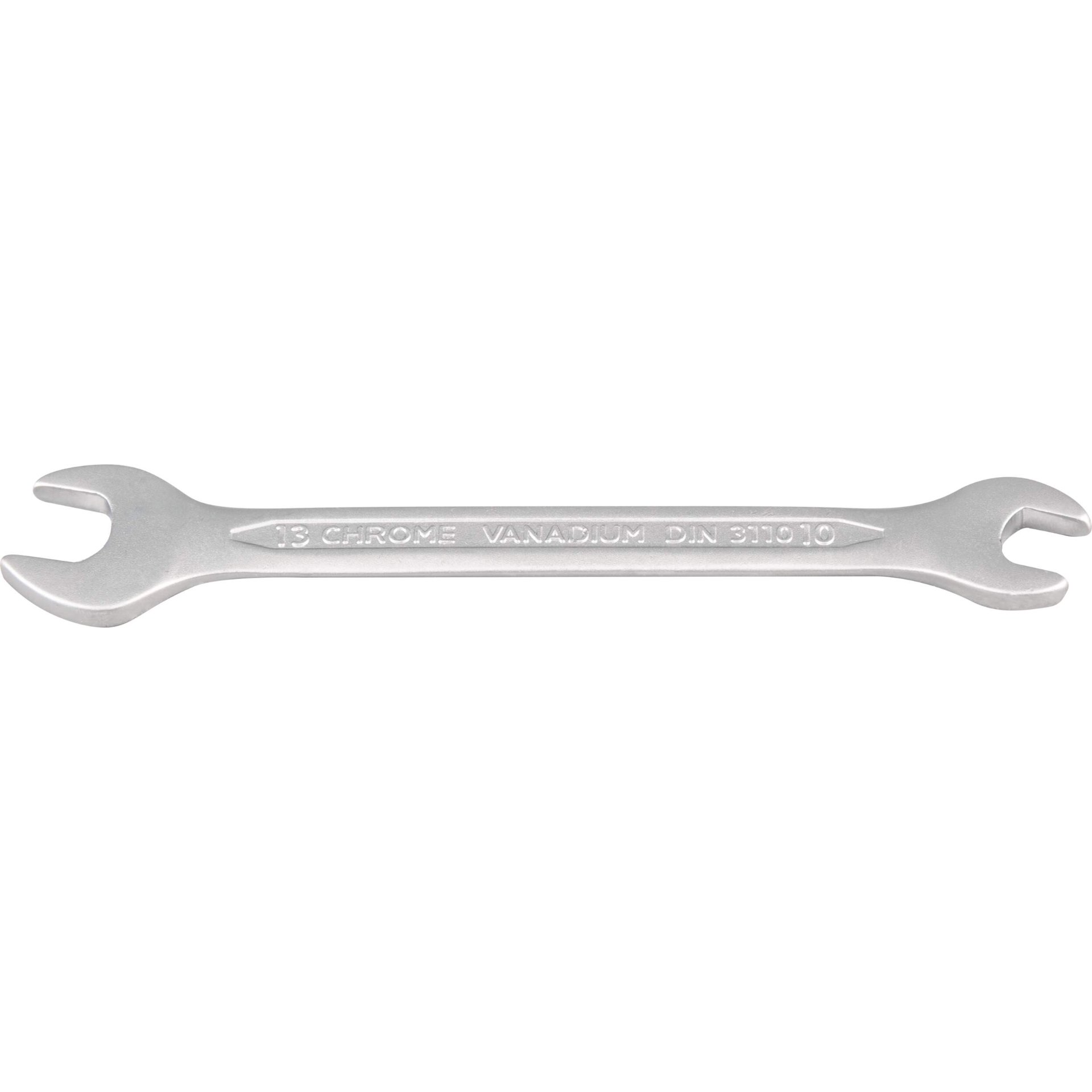 Schraubenschlüssel, Wrench, Doppelmaul-Schlüssel, Metall, Silber