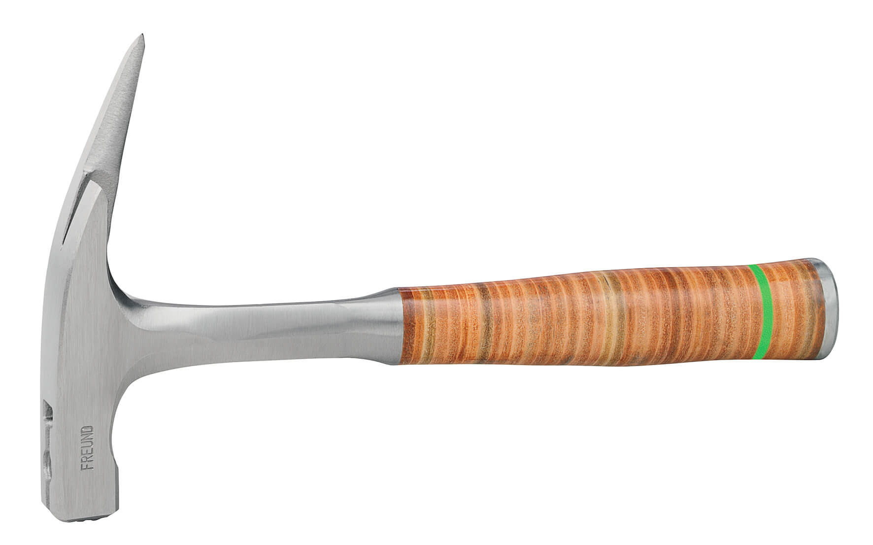 00114000 Latthammer mit Ledergriff und Magnet, 320 mm, Dachdecker, Freund