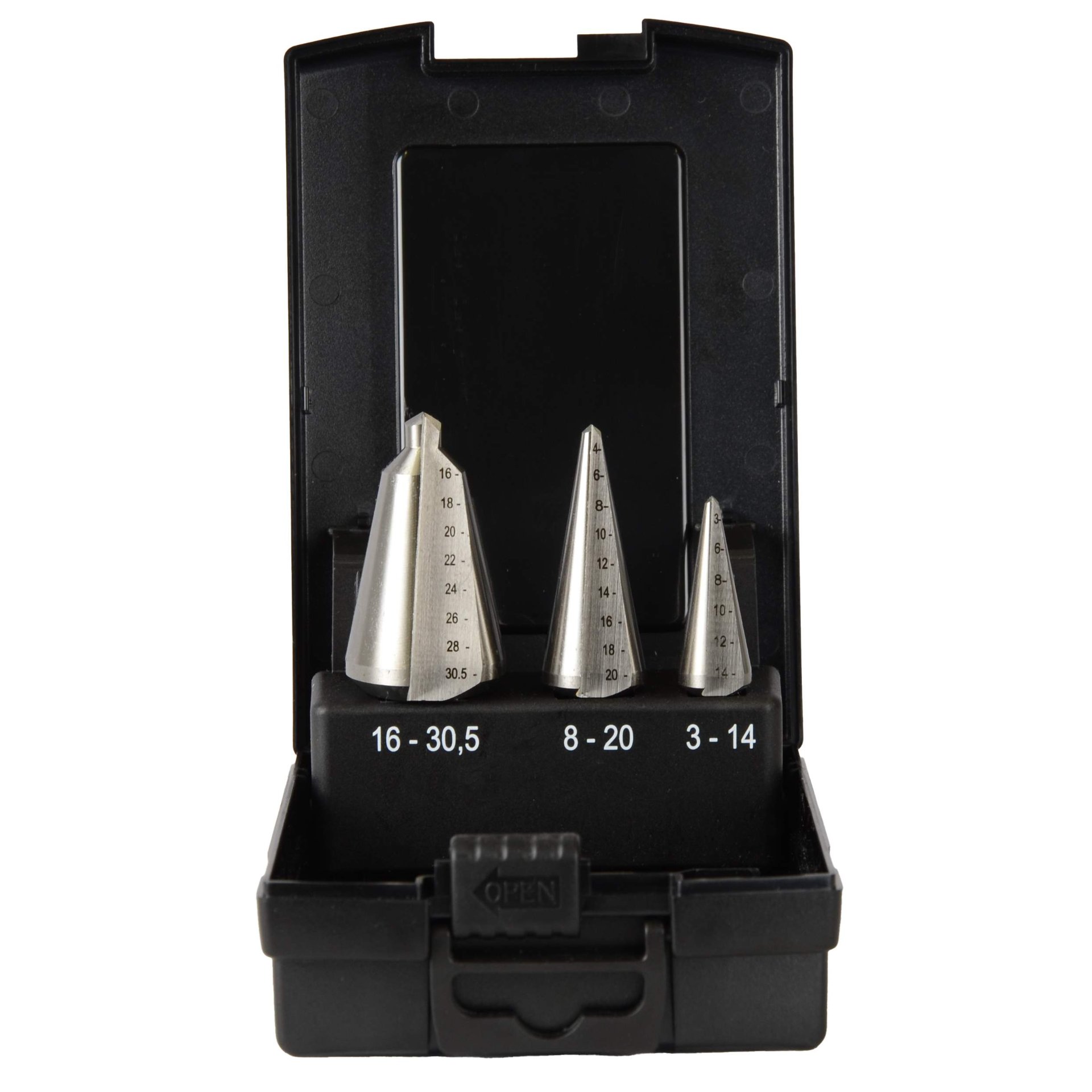 bohrer, konische, Schraubenausstecher, Tiefenmessung, Koffer