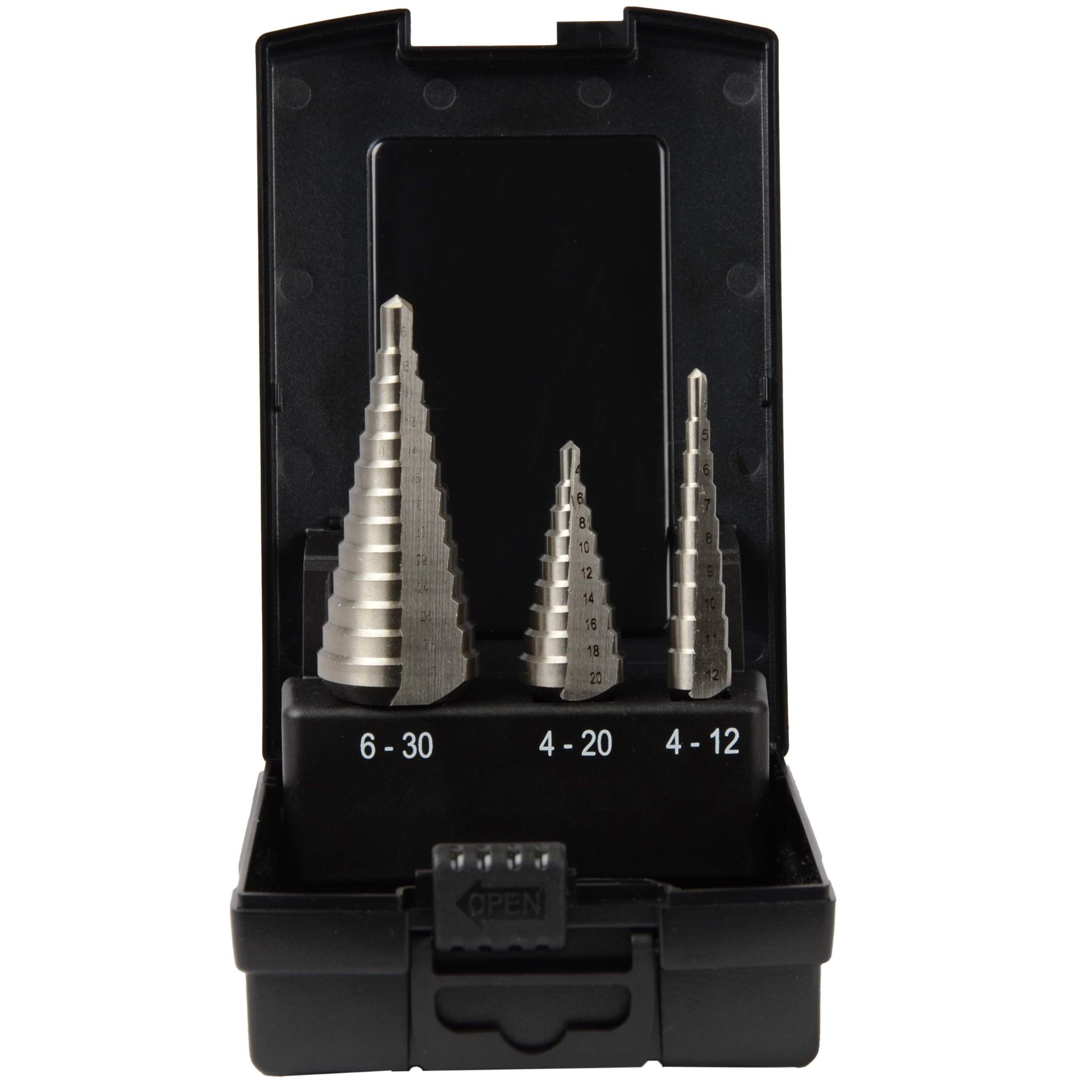 bohrer-set, bohrer, metall, werkzeug, satz