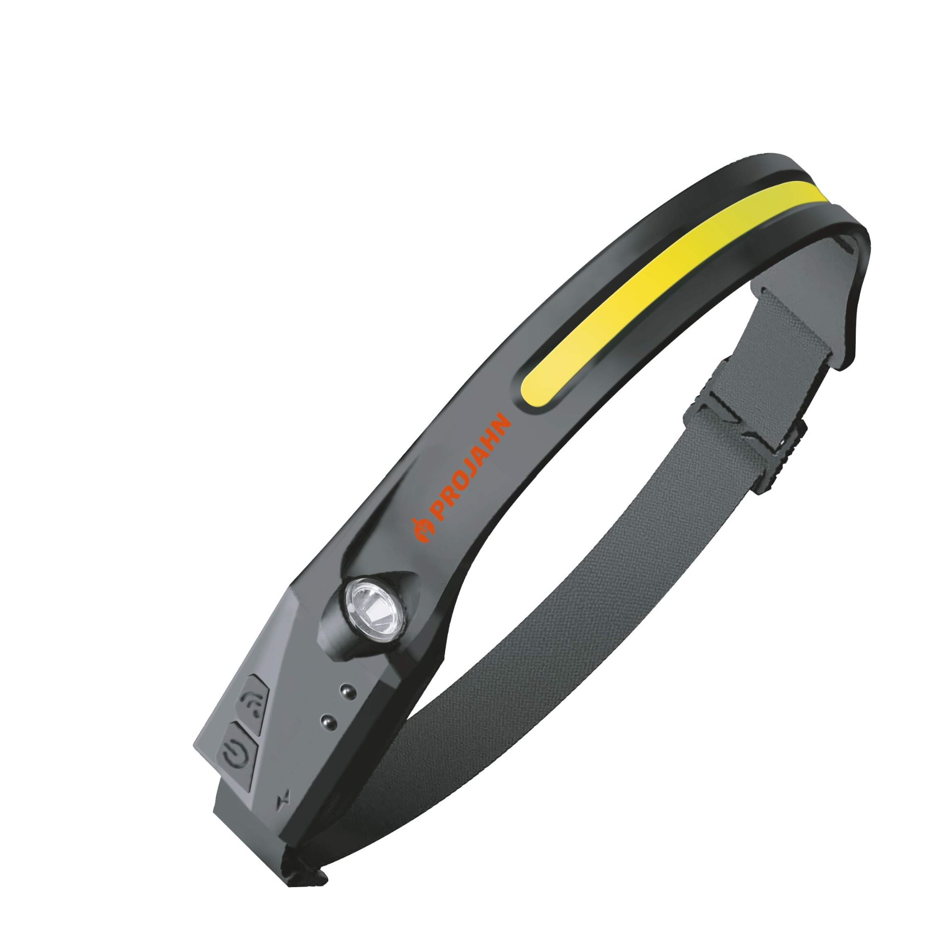 kopflampe, wiederaufladbar, verstellbar, halsschlange, grau