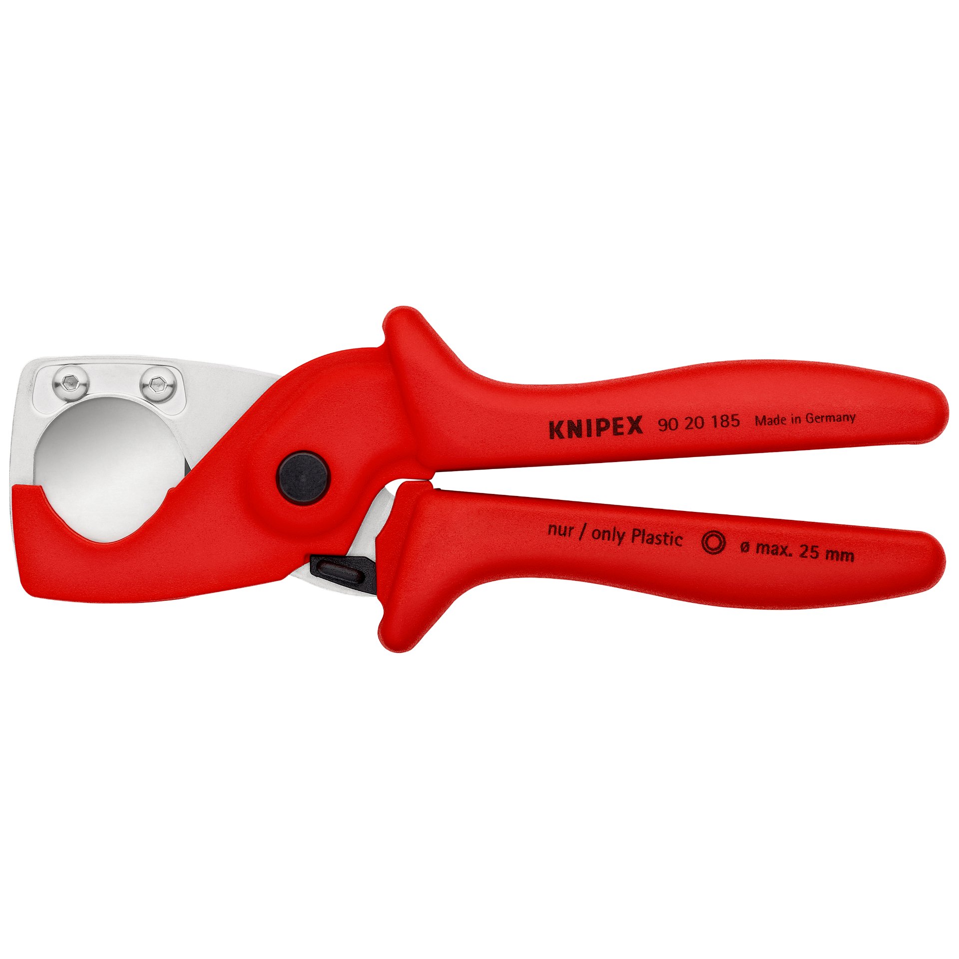 KNIPEX 90 20 185 PlastiCut® Schlauch- und Schutzrohrschneider aus zähem, glasfaserverstärktem Kunststoff 185 mm