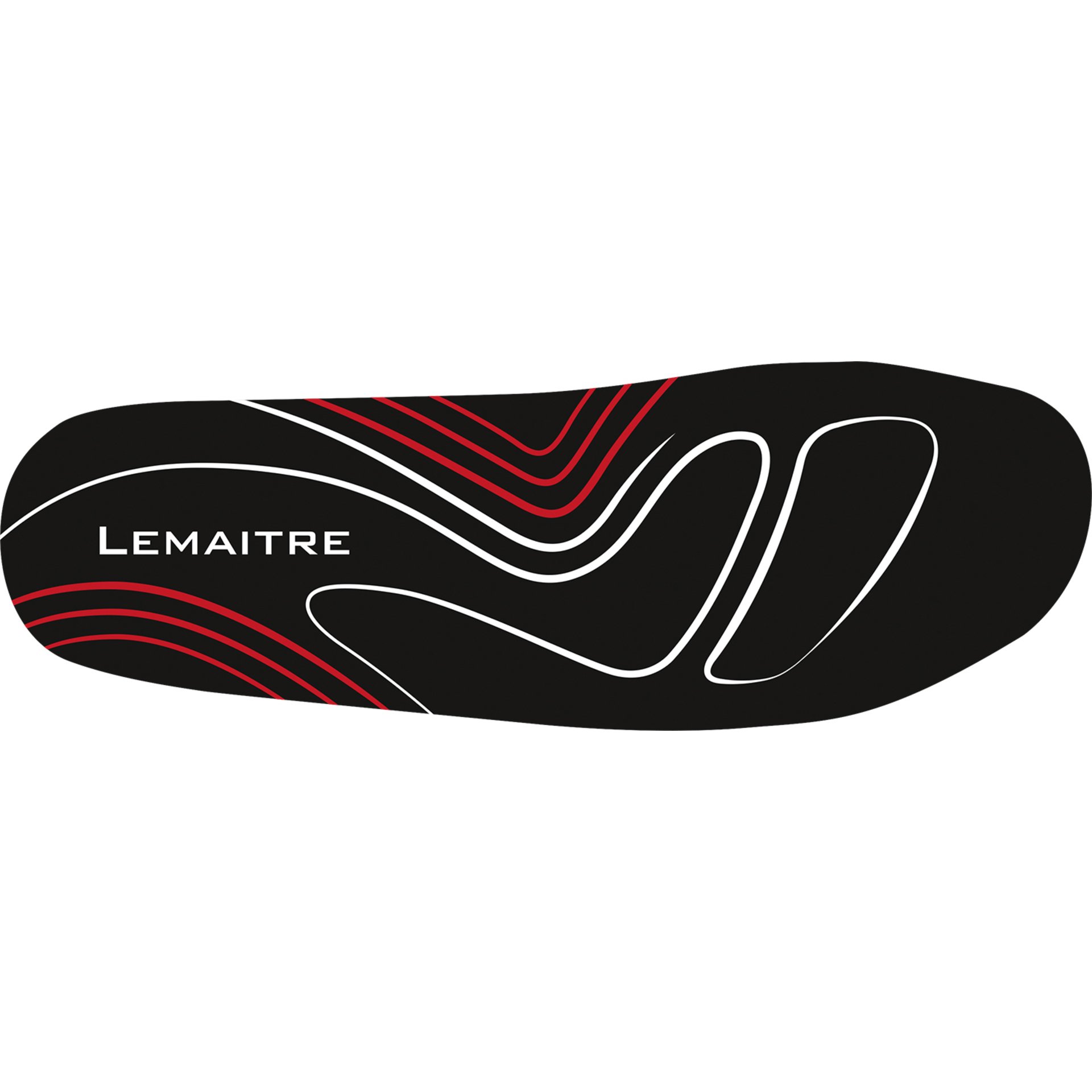 Sohle, Insole, Gummi, Schwarz, Druck