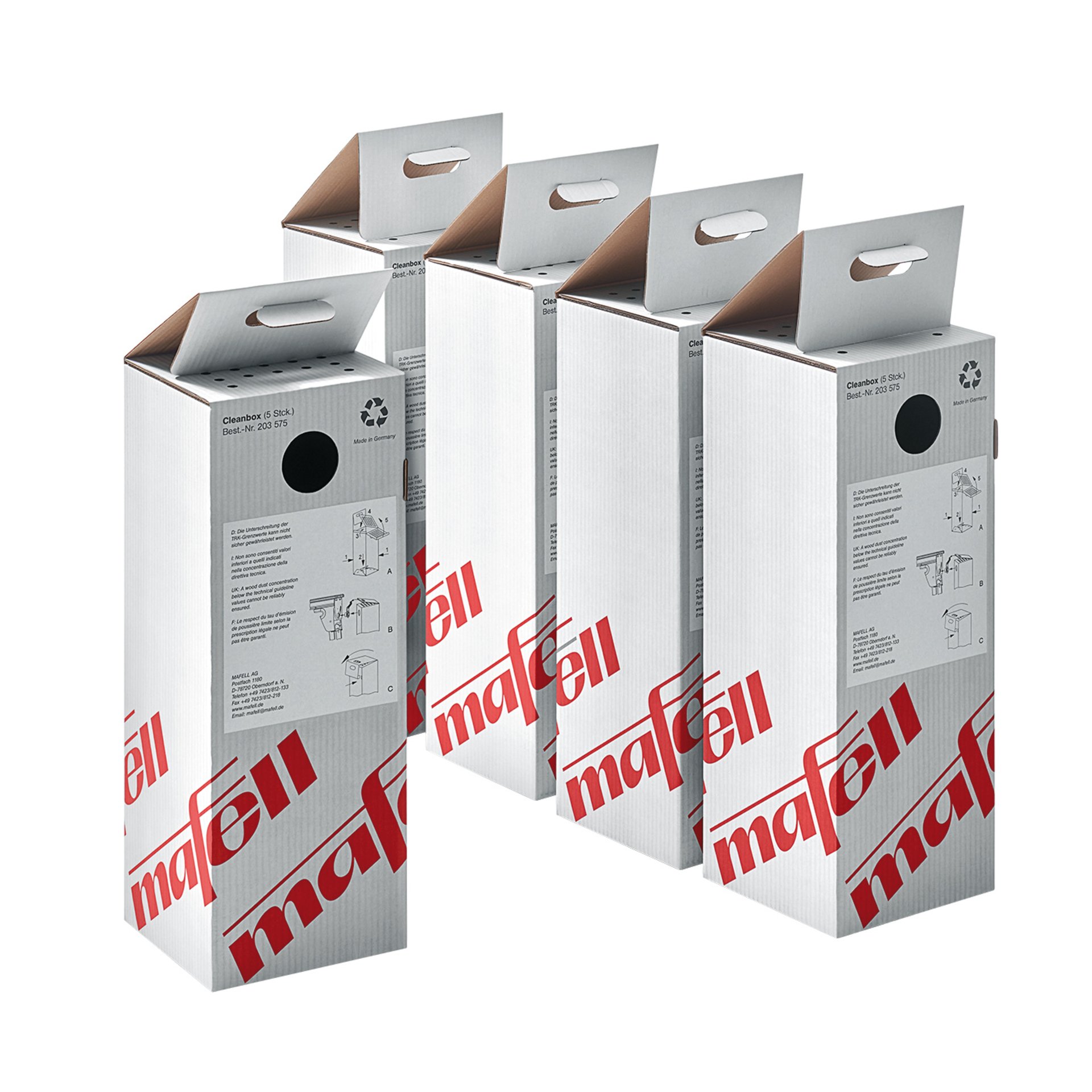 Mafell Spänesammelsystem Cleanbox, 5 Stück