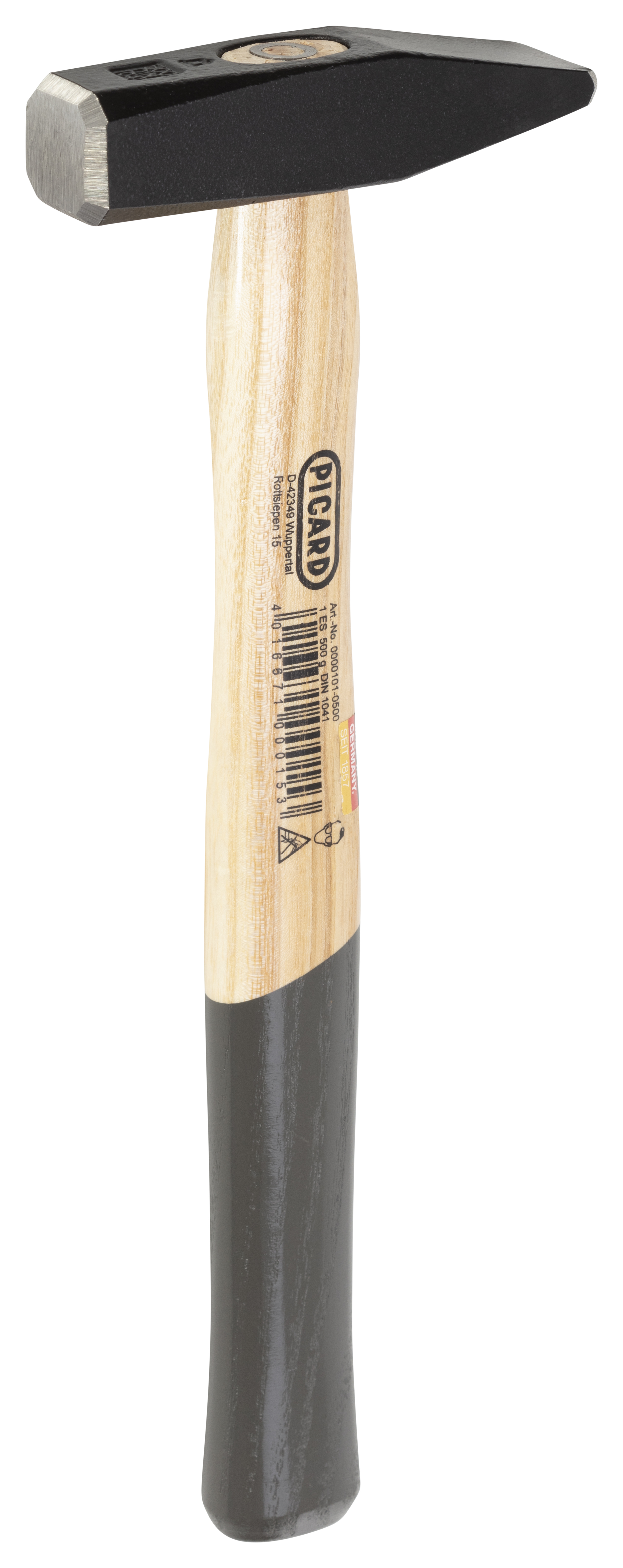 0000101_front Picard Schlosserhammer Kopf und Stiel mit Ringkeil befestigt (0000102-0500)