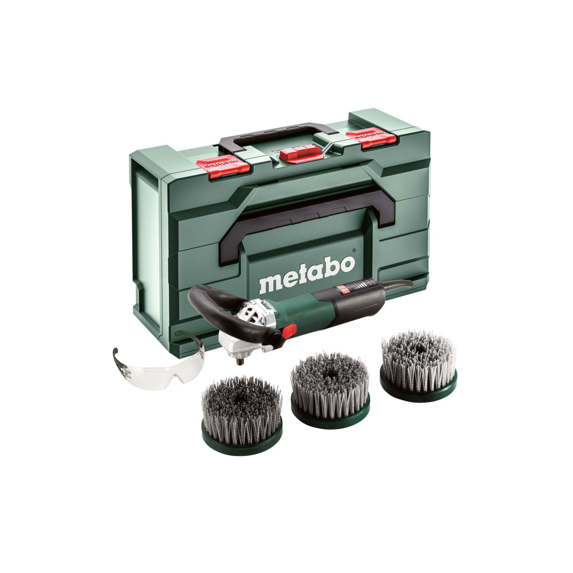 Metabo Winkelpolierer PE 15-25 Set (615250500) - metaBOX 165 L Spielzeug, Pinsel, Gerät, Werkzeug