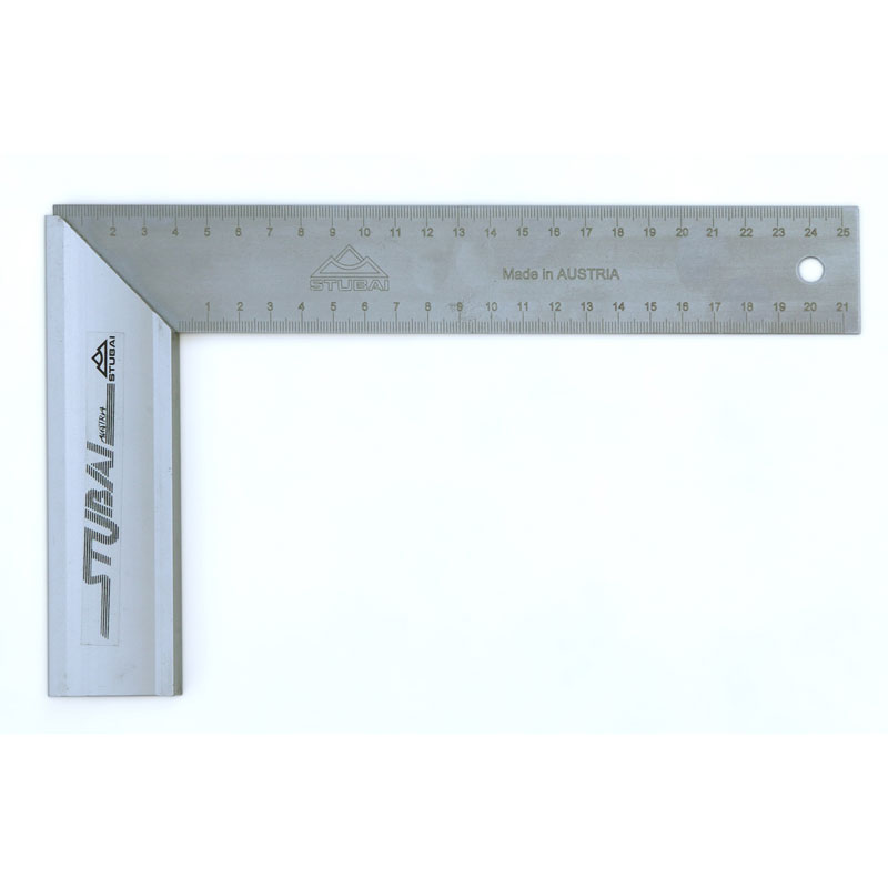 Stubai Tischlerwinkel m.Alusch.+Maßein.beids., 250x150 mm