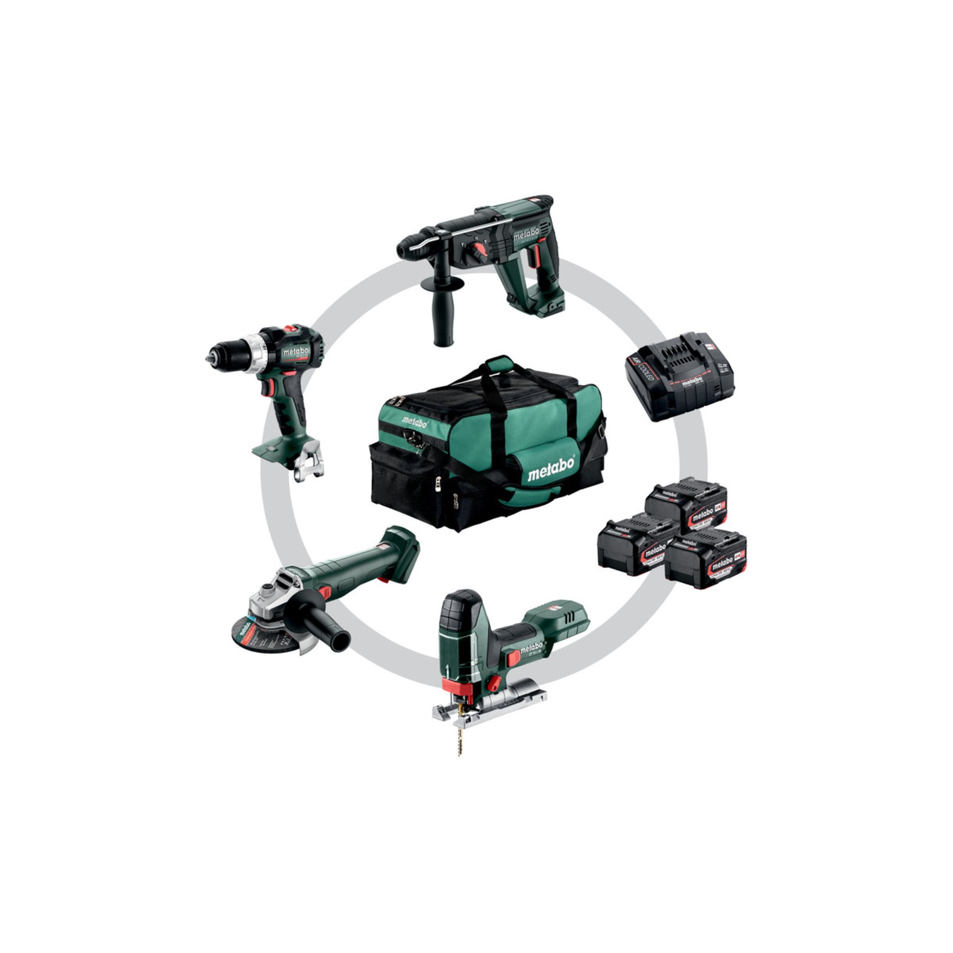 Metabo Akku Combo Set Bauhandwerk 4.3 (685214000) - Werkzeugtasche Metabo Akku Combo Set Bauhandwerk 4.3 (685214000) - Werkzeugtasche