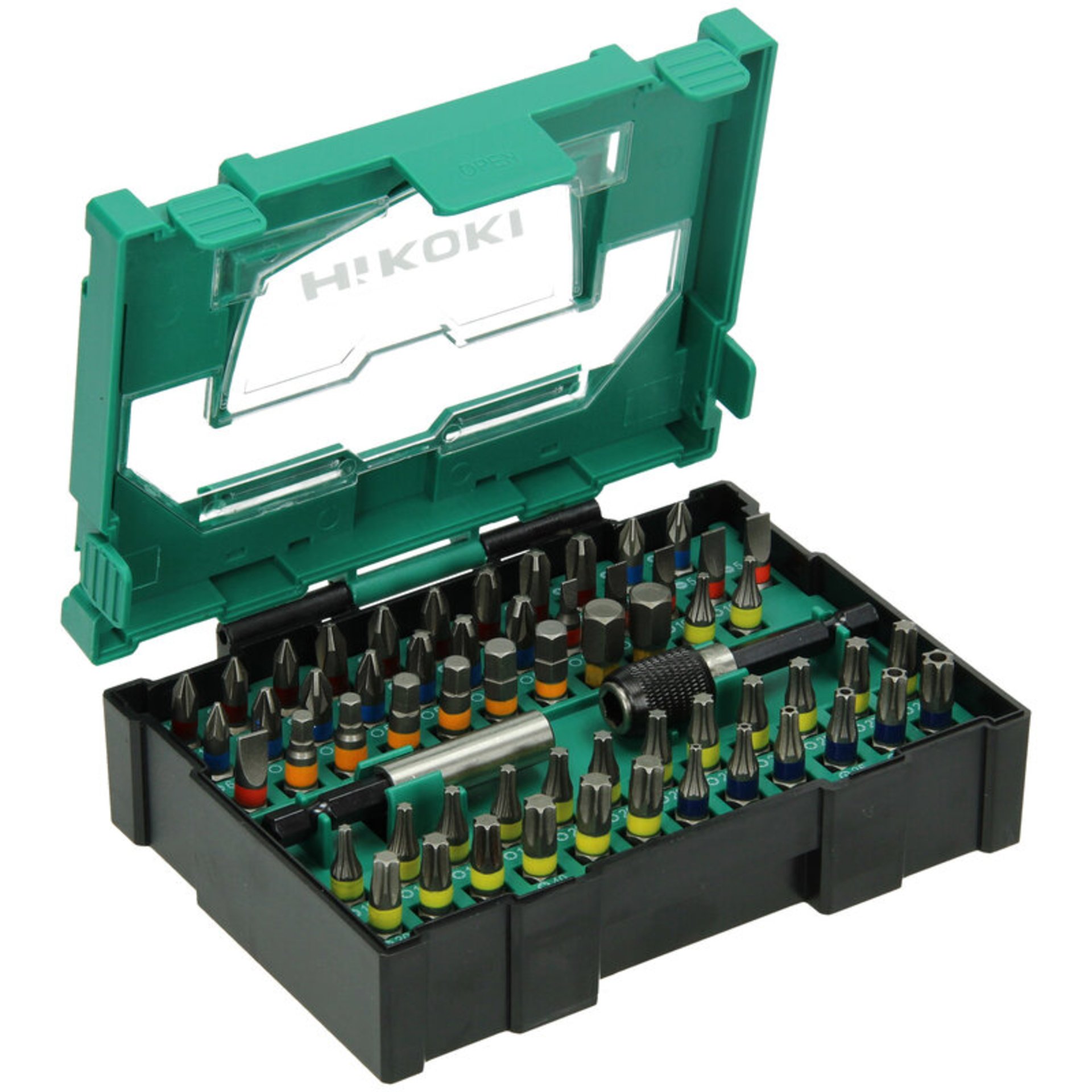 Hikoki Bit-Box 1/4", 60-teilig, 25mm, inkl. magnetischem Bithalter und magnetischem Bithalter mit Schnellwechselsystem Spielzeug