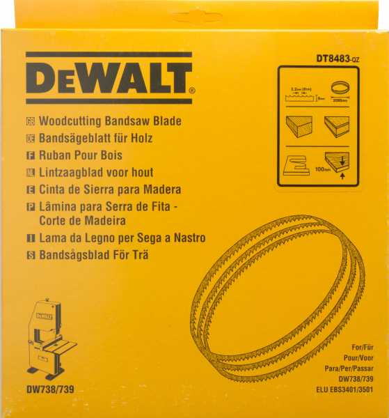 DEWALT Bandsaegebl 2095x6x0,6mm 3,2mm DT8483-QZ